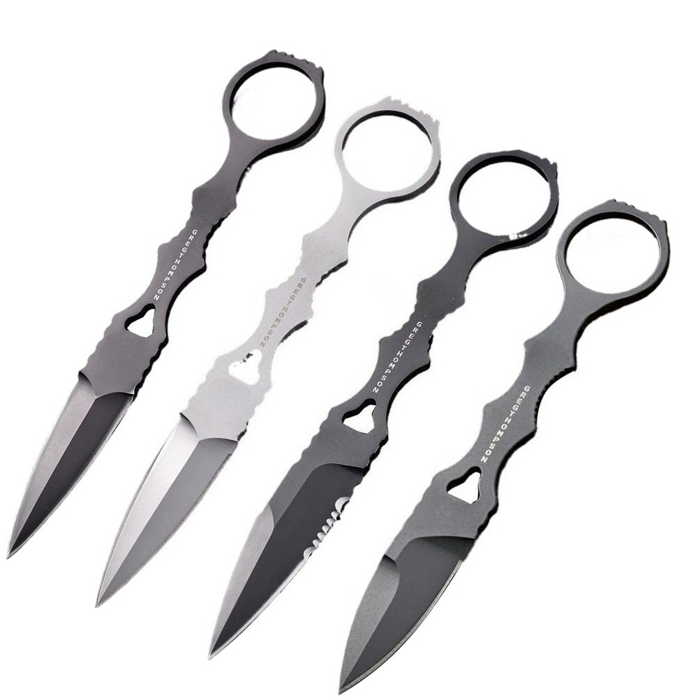Edc Pocket Carry Fixed Blade - BM 176 Straight Knife Sharp 440C