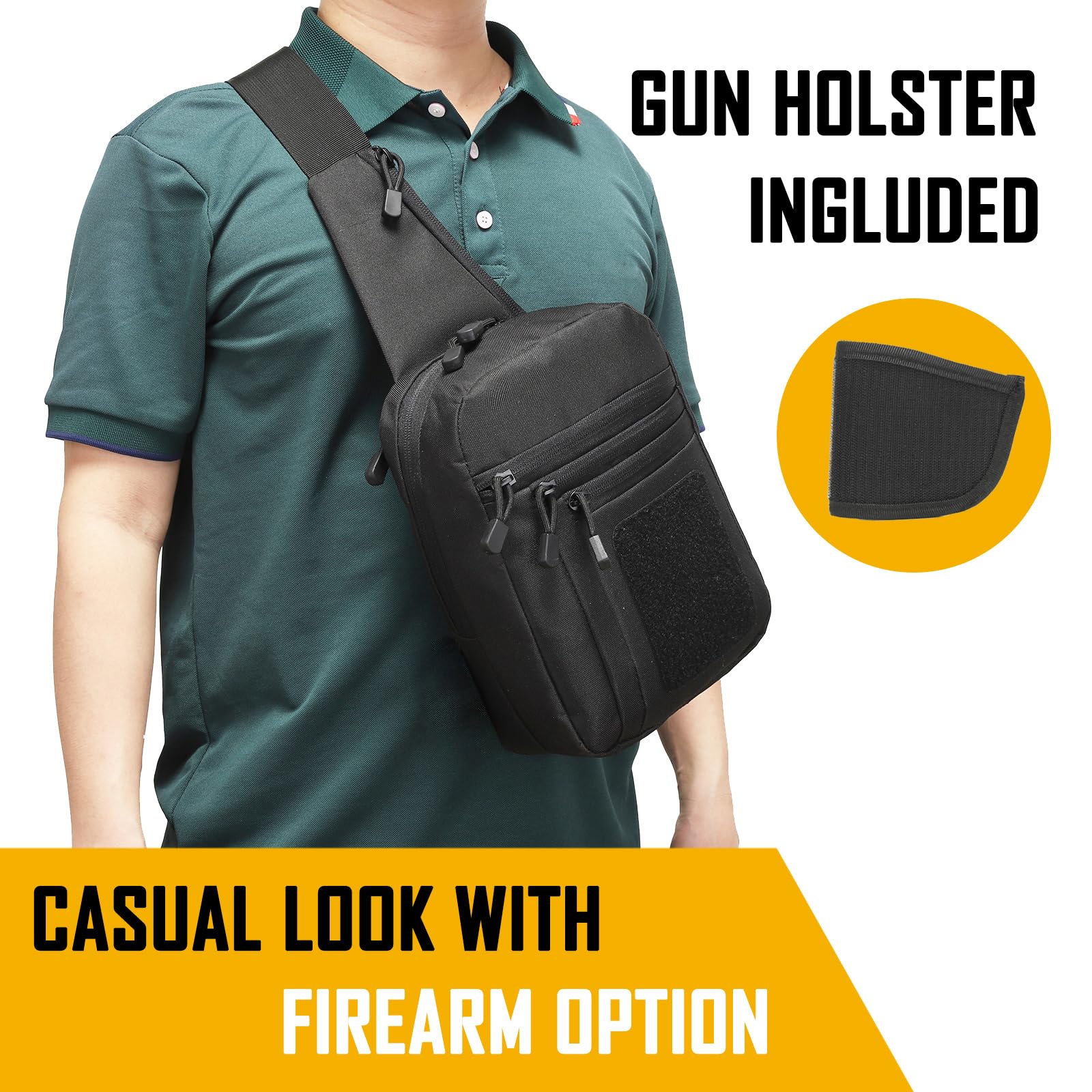 Concealed Carry Crossbody Bag  - Edc Concealed Carry Bag review and price