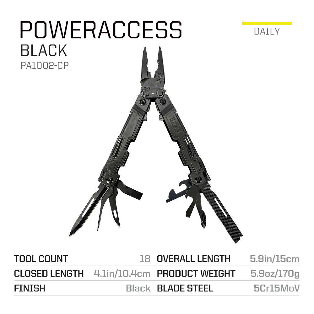 SOG 18 in 1 PowerAccess Compac - Edc Carry Pliers review and price