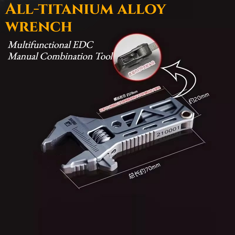 TC4 All-titanium Alloy Wrench  - Edc Carry Pliers review and price