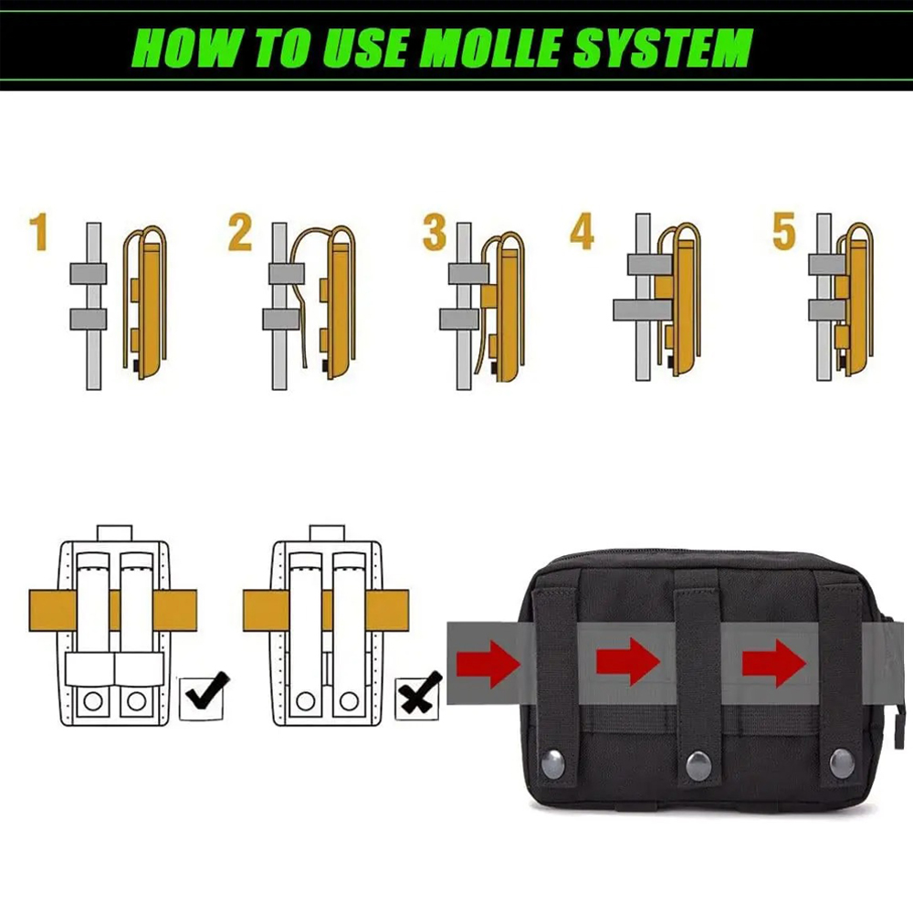1000D Nylon Laser Cut Molle Ad - Edc Carry Kit review and price