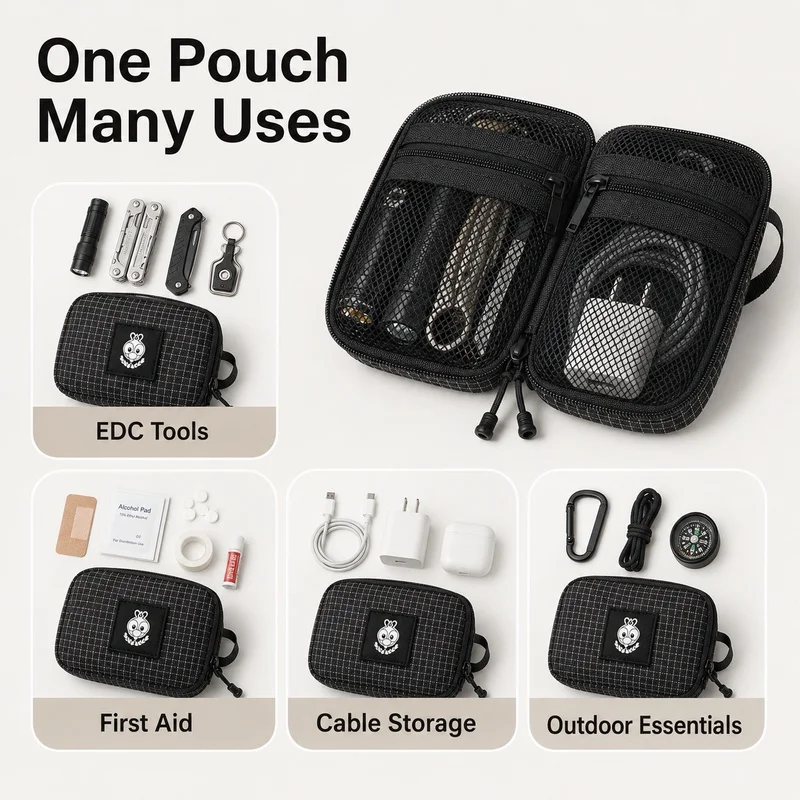 EDC Grid Fabric Organizer Pouc - Edc Carry Pocket Pouch review and price