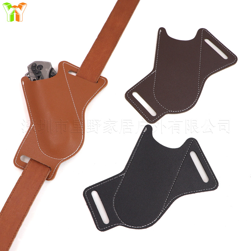 Leather Folding Knife Sheath,  - Edc Carry Pocket Pouch review and price